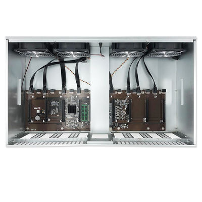 OEM novo de equipamento quadro Gpu Mining Case da mineiroação 6gpu para a placa gráfica de Atx