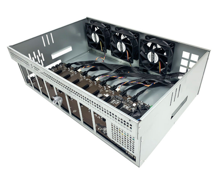 cremalheira da mineiroação de equipamento quadro New Eth Crypto da mineiroação 8gpu para a placa gráfica de Rtx Gtx