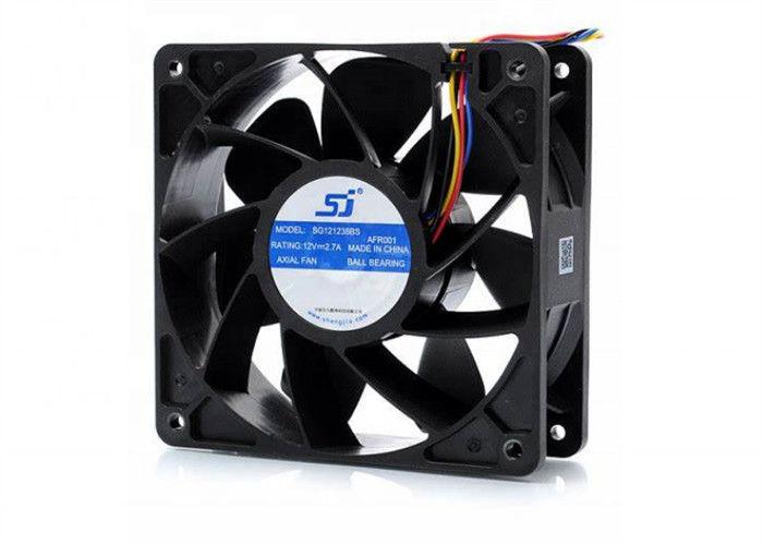 Ventilador de refrigeração de alta velocidade axial, ventiladores de refrigeração 250g da cremalheira do servidor de SG121238BS 2.7A S7 S9